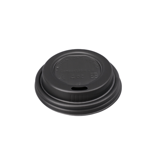 62mm Couvercles CPLA compostables pour tasse à café plat