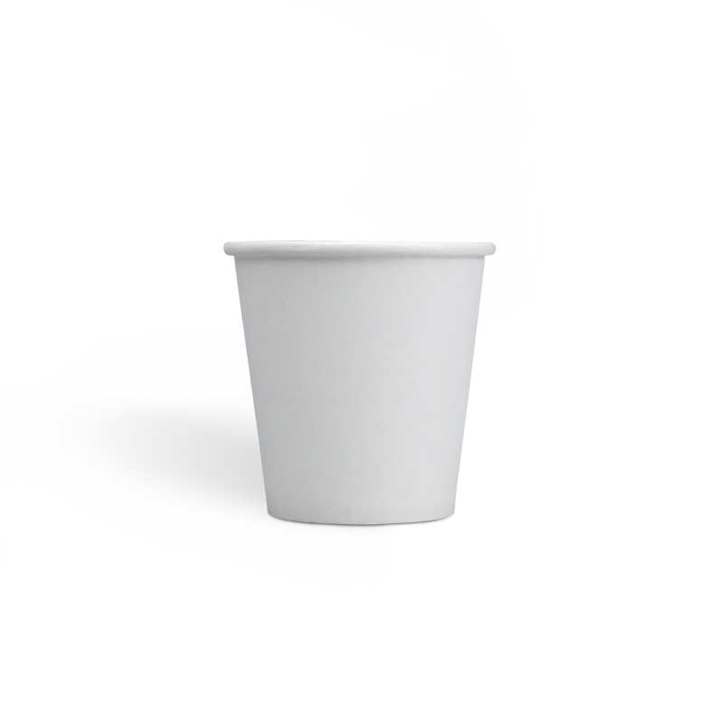3.5oz Tasses à café à paroi simple avec revêtement PE