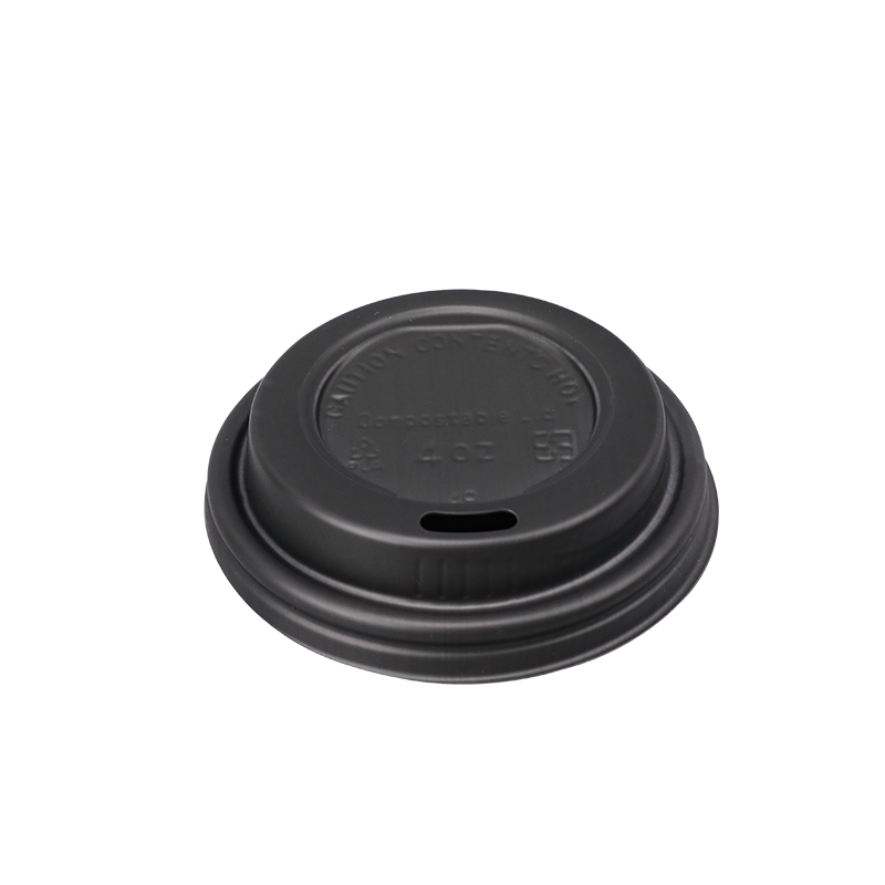 62mm Couvercles CPLA compostables pour tasse à café plat