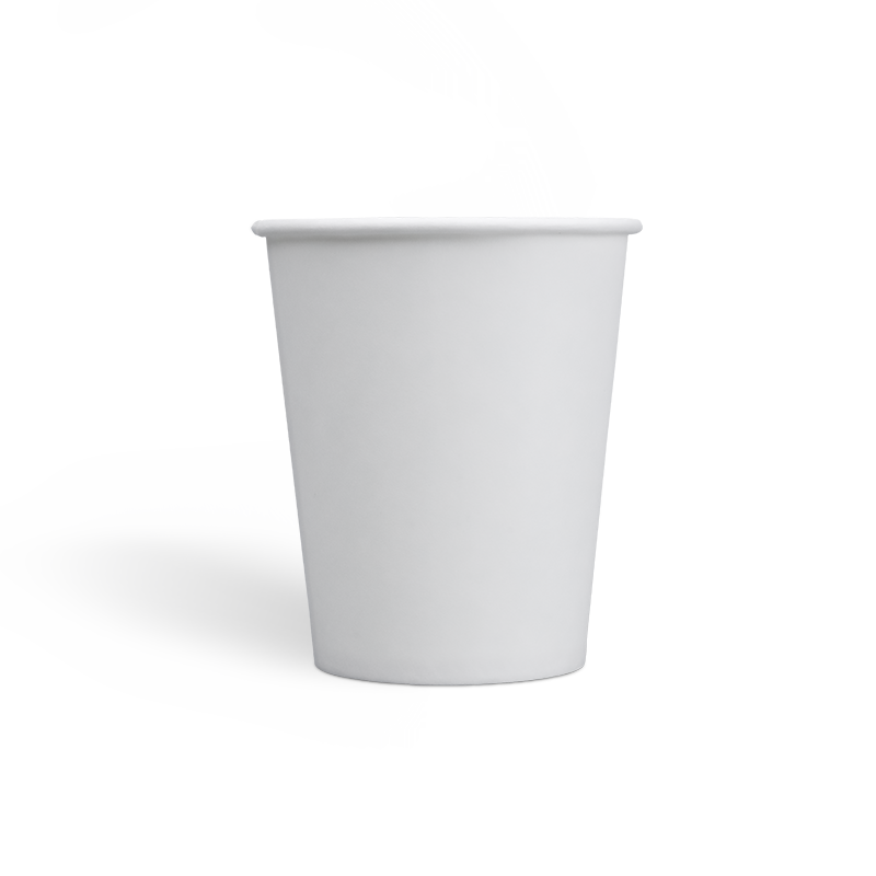 6oz Tasses à café à paroi simple avec revêtement PE