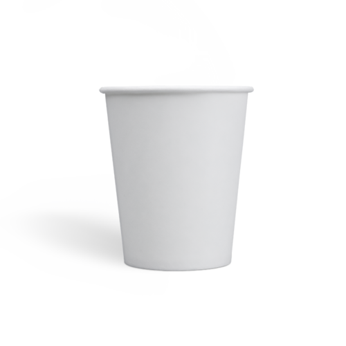 6oz Tasses à café à paroi simple avec revêtement PE