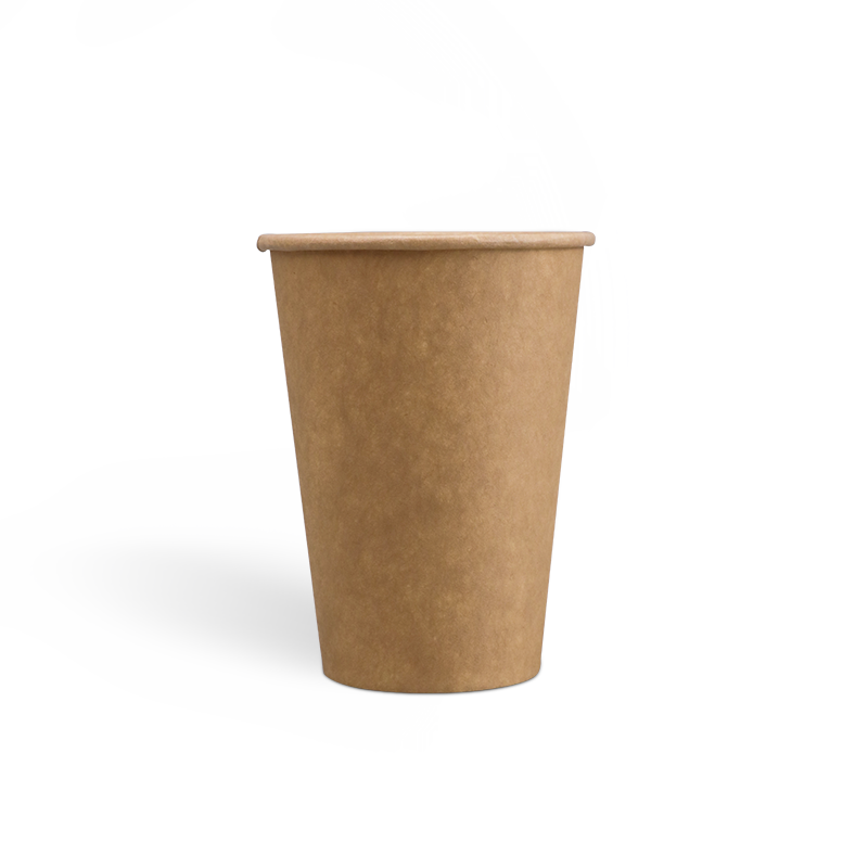7.5oz Tasses à café kraft à paroi simple avec revêtement PE