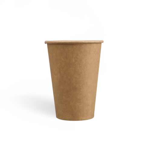 7.5oz Tasses à café kraft à paroi simple avec revêtement PE