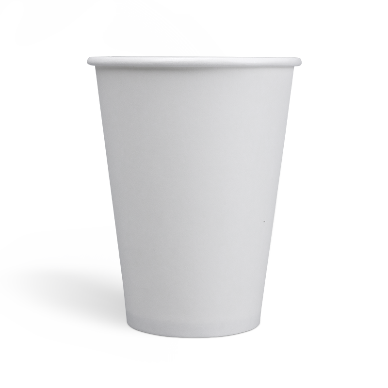 12oz Tasses à café à paroi simple avec revêtement PE